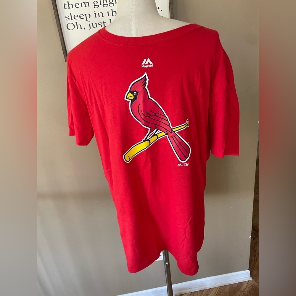 St Louis Cardinals tshirt Majestic Bold Red Apparel size men’s large